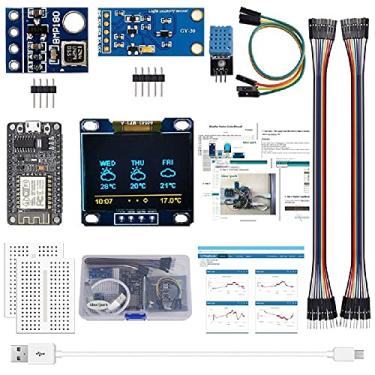 Imagem de Kit de dispositivo de estação meteorológica conjunto de dados meteorológicos ESP8266 para Arduino IDE IoT Starter Windows OS apenas