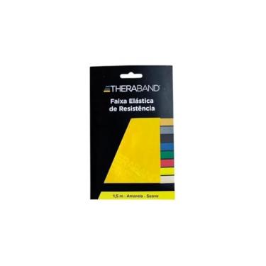 Imagem de FAIXA ELASTICA DE RESISTENCIA 1,5M (UNITARIO) AMARELO