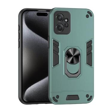 Imagem de Estojo Fino Compatible with Motorola Moto G Power 5G 2023 Phone Case with Kickstand & Shockproof Military Grade Drop Proof Protection Rugged Protective Cover PC Matte Textured Sturdy Bumper Cases (Si