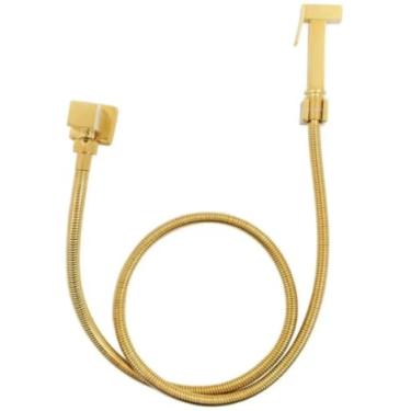 Imagem de Ducha Higiênica 100% Metal 1/4 De Volta Dourado Brilhante