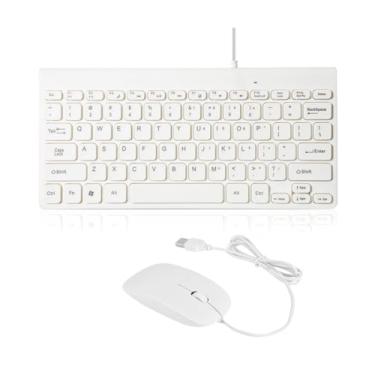 Imagem de Combo de teclado e mouse com fio USB da Yoidesu – Combo de mouse e teclado ultrafino mini USB, Yoidesuw5xb7gts6e-02