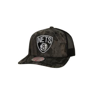 Imagem de Boné Mitchell & Ness NBA Burnt Ends Brooklyn Nets Preto  masculino