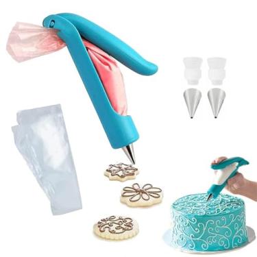 Imagem de Caneta Decorativa Bolo Doces Cupcakes Bicos Saco Confeitaria