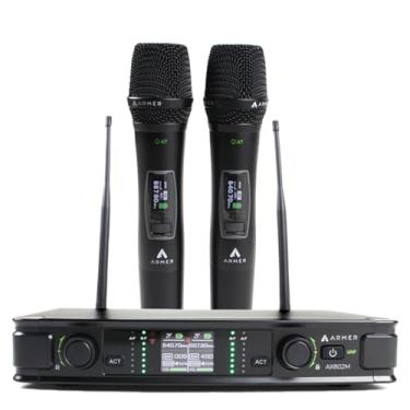 Imagem de Microfone sem Fio Profissional Duplo Armer AX802M