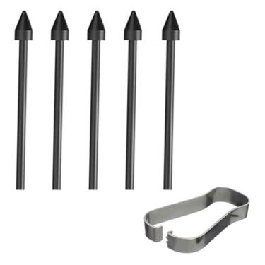 Imagem de Peixiong 5 Pontas de Caneta Stylus para Samsung Galaxy Book Pro 360 3 S + 1 Pinça (Preto)