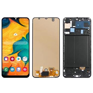 Imagem de SHOWGOOD Tela de exibição AAA+ A30 A305/DS A305F com moldura LCD Touch Screen Digitalizador Assembléia para Samsung Galaxy A30 LCD (preto sem moldura)