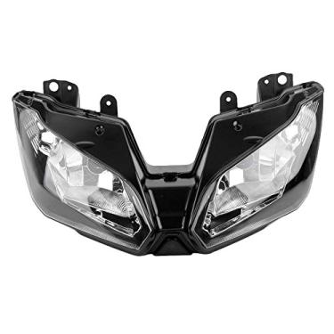 Imagem de Mallofusa Conjunto de farol dianteiro de motocicleta compatível com Kawasaki Ninja 300 2013-2018 Versys 650 1000 2015 2016 2017 2018
