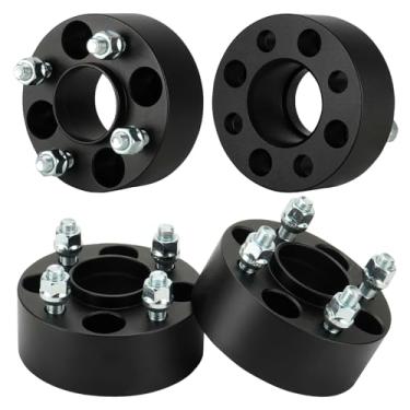 Imagem de Youxmoto 4 peças 4 x 100 e 4 x 101,6 espaçadores de roda 5.1 cm 62 mm furo Hubcentric adaptadores aptos para carrinho de golfe EZ GO EZGO Club Car com 1/5.1 cm x 20 pinos