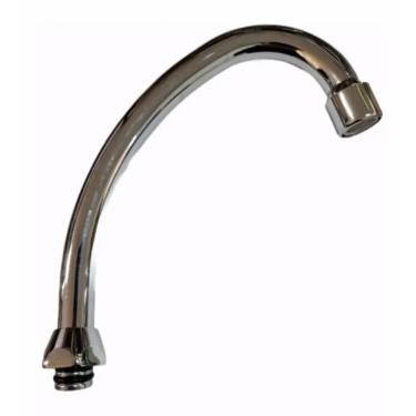 Imagem de Bica CURTA para misturador torneira Cozinha FABRIMAR Cromada - 03153GEN