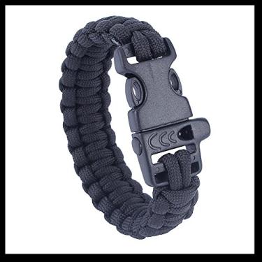 Imagem de PARACORD PLANET Pulseira Cobra Paracord – Tipo III 7 Fios, Classe Comercial 550, Paracord – Fivela Lateral de Plástico Resistente – Acampamento, Caminhadas, Ao Ar Livre, Utilitário, Sobrevivência – Feito nos EUA