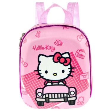 Imagem de Lancheira 3D Hello Kitty Carro Impermeável Infantil Escolar