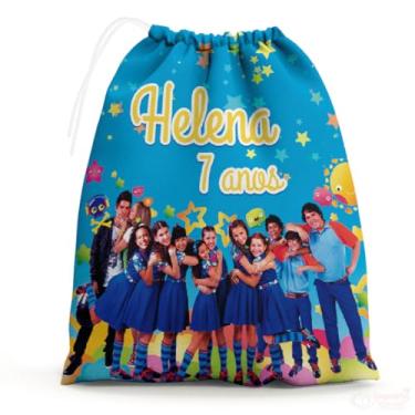 Imagem de Sacolinhas Surpresa Personalizada Tecido Chiquititas (Sacolinhas 15x20, Unidades, 10)