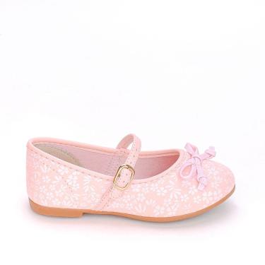 Imagem de Sapatilha Bailarina Infantil Kidy Soft com Laço Florida Rosa