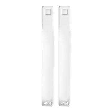 Imagem de shamjina 2 réguas de de polímero, régua de equilíbrio, artesanato, rolo de massa acrílica, ferramentas para pingente, faça você mesmo, escultura de, 4mm