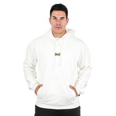 Imagem de Moletom Everlast Essential Patch Masc Branco / Vermelho-Masculino