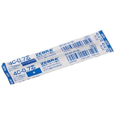 Imagem de ZEBRA Refil de caneta esferográfica à base de óleo para Sharbo X, Minna, SL-F1, Fortia500, Workdash Blue Ink, ponta de 0,7 mm (BR-8A-4C-BL)