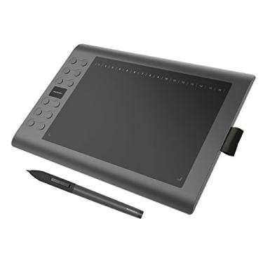 Imagem de GAOMON M106K - Mesa digitalizadora profissional de 10 polegadas para desenho com USB com caneta de 2048 níveis