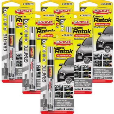 Imagem de Kit 6 Caneta Tira Riscos Da Tintura Do Seu Veiculo Atacado - Luxcar, G