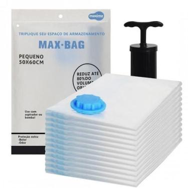 Imagem de Kit 05 Saco À Vácuo Para Guardar Roupa 60 X 80 Cm Maxime. - Maxime Uti