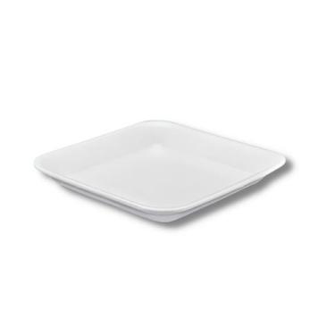 Imagem de Kit c/1 pct trl01-bandeja eps (15x15x1,8 cm.) c/100 un. - TOTAL PLAST