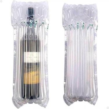 Imagem de Kit 50x Protetor Inflável Grande 41x24cm Transporte Garrafas - LORBEN