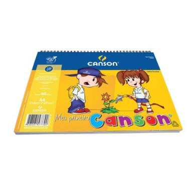 Imagem de Bloco Meu Primeiro Canson 140g A4 40 Fls