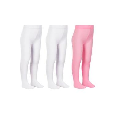 Imagem de Kit com 3 Meias Calças Bebê Fio 70 Cute Lobinha 2554-001 - LUPO, RN