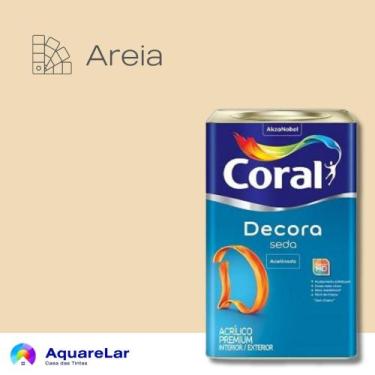 Imagem de Decora Seda Coral Acetinado 18L, AREIA