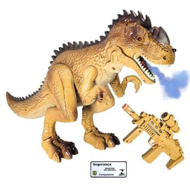 Imagem de Dino Rex Shoot Simulador Disparo Luz Som Fumaca Movimento Acessorios H