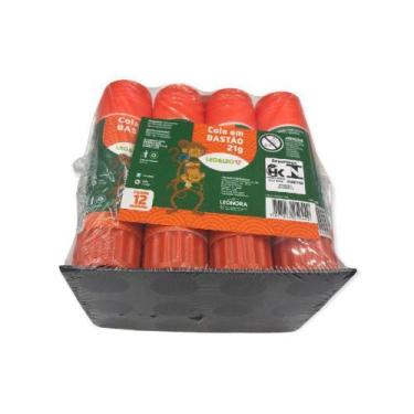 Imagem de Cola Em Bastao Escolar Artesanato 21g C/ 12 Unidades - Leo & Leo