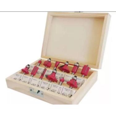 Imagem de Conjunto de fresas para tupia 12 peças - Sigma