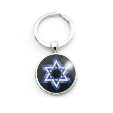 Imagem de Chaveiro Estrela de Davi -Judaísmo - Hexagrama - Selo de Salomão - REC