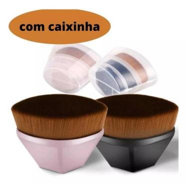 Imagem de Pincel Mágico Hexagonal Maquiagem Base Tiktok Flawless Brush - SMACTUD