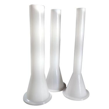 Imagem de Jogo de Funis de Plástico p/ Linguiça para Moedor de Carne Nº32 - Mimo