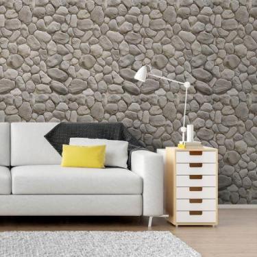 Imagem de Papel de Parede Pedras Areia 7 - QCola, 0,60 x 3,00 metros