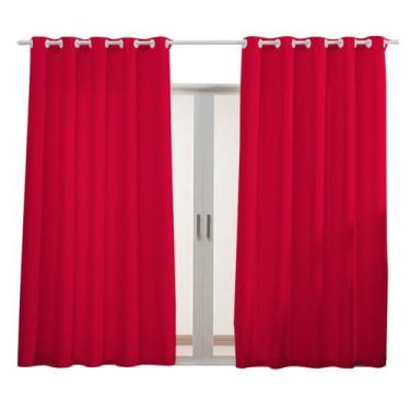 Imagem de Cortina de Janela Tecido Grosso OXFORD 3,00M x 3,00M para Sala Quarto 