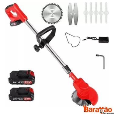 Imagem de Aparador De Grama Sem Fio Roçadeira A Bateria Nakasaki