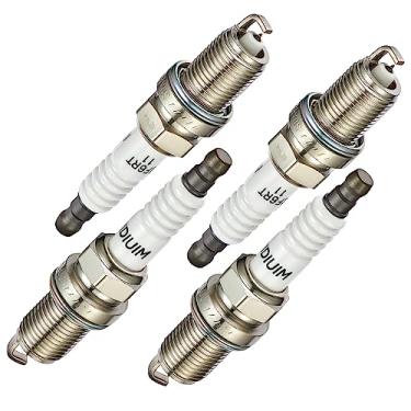 Imagem de SYKRSS 3297 Velas de ignição irídio pacote com 4 compatíveis com Camry Corolla Highlander RAV4 Matrix Scion xB tC Pontiac Vibe Lexus HS250h Mercedes-Benz SLK230 C230 1.8L 2.0L 2.2 2.3 2.4L 2.5L 2.7L