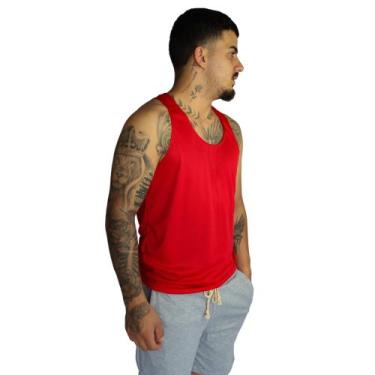 Imagem de Regata Nadador Masculino Academia Fitness - swg, Vermelho, G