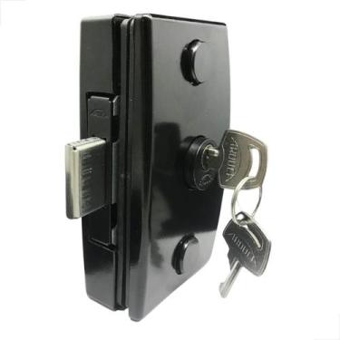 Imagem de Fechadura Central Para Porta De Vidro De Abrir 3210 Preto