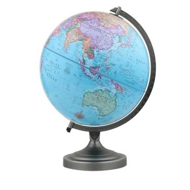 Imagem de Globos Globo mundial de 12 tamanhos para crianças e adultos, com suporte de aço inoxidável, rotação de 360 ​​°, mapa mundi educacional, globo para escola em casa decorativo