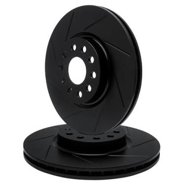 Imagem de R1 Concepts Kit de freios e rotores traseiros | Disco de freio| Rotores de freio|Serve para Volkswagen Amarok, Crafter, Crafter Van 2018-2020