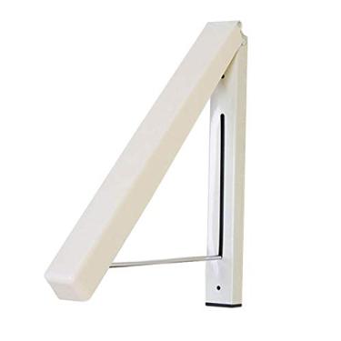 Imagem de Cabide dobrável para pendurar na parede, suporte para secar roupas de parede de aço inoxidável, cabideiro, varão, retrátil, para armário, armazenamento, banheiro, quarto, lavanderia