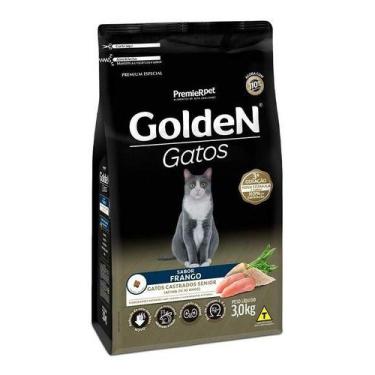 Imagem de GoldeN Gatos Castrados Sênior Frango 3 kg - PREMIER