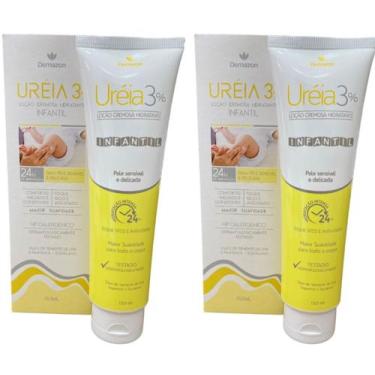 Imagem de LOÇÃO CREMOSA HIDRATANTE URÉIA 3% INFANTIL 150ml DEMAZON KIT 2und