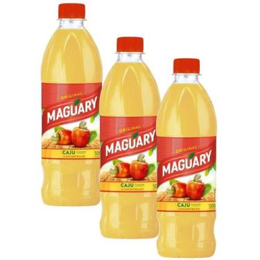 Imagem de Kit 3 Suco Concentrado De Caju Maguary 500ml