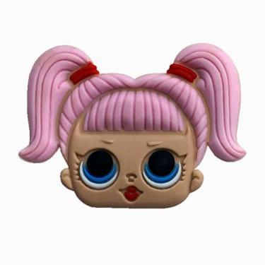 Imagem de Kit 50 Peças aplique Emborrachado Boneca Lol - RAE, Xuxinha Vermelha