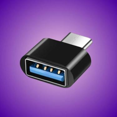 Imagem de Cabo Adaptador OTG USB 3.0 2.0 Para Tipo C Pendrive Mouse Teclado - Es