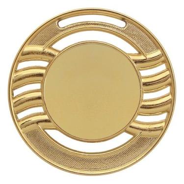 Imagem de Kit Com 10 Medalhas Vitória Honra ao Mérito 65000 65MM Com Fita, Ouro