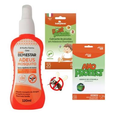 Imagem de Repelente Corporal Abelha Rainha + Repelente Amo Protect + Post Picada